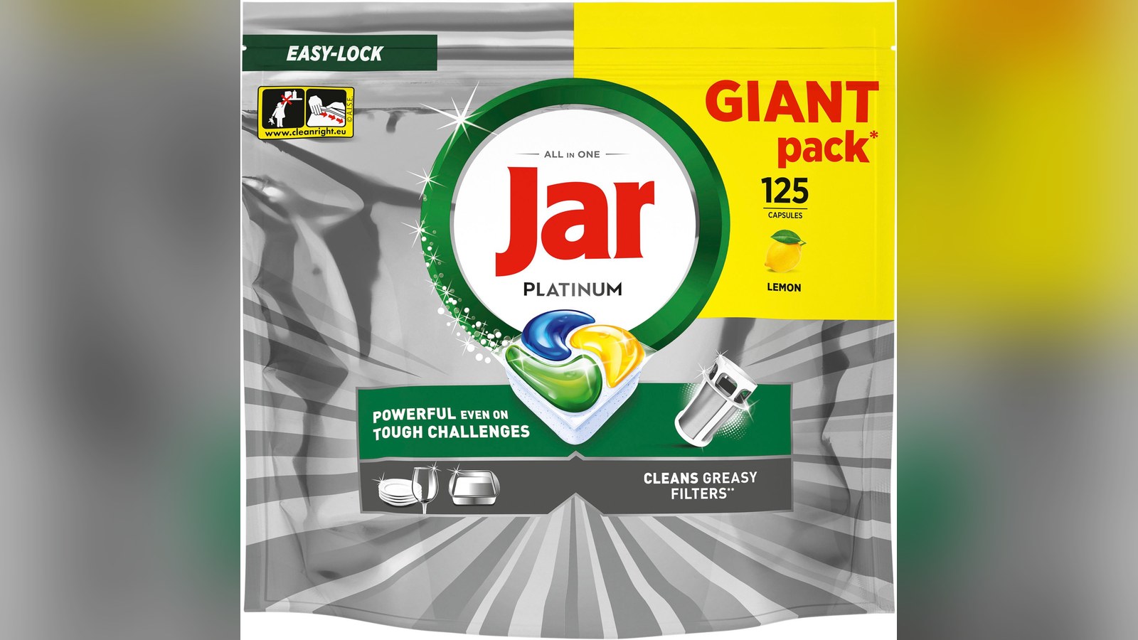 JAR Platinum Lemon XXL, 125 ks