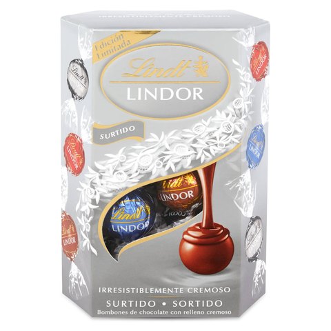 Lindt Lindor pralinky Strieborný mix 200 g